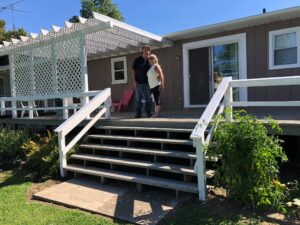 Sold Cheryl Jeska and Rick Bennett their lake front retirement home.